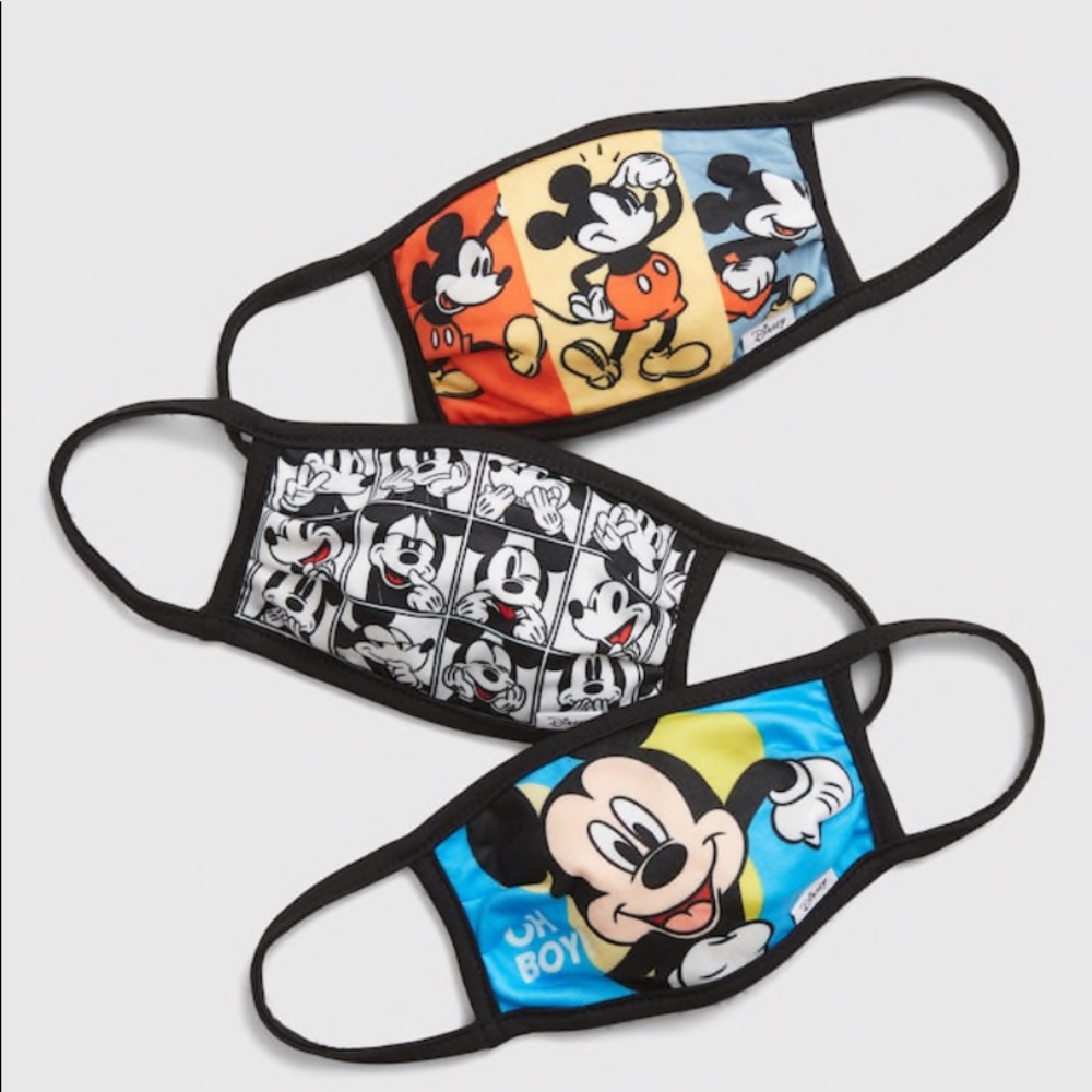 🎉Disney🎉Mickey~Set of 3 masks🎉🎉🎉🎉